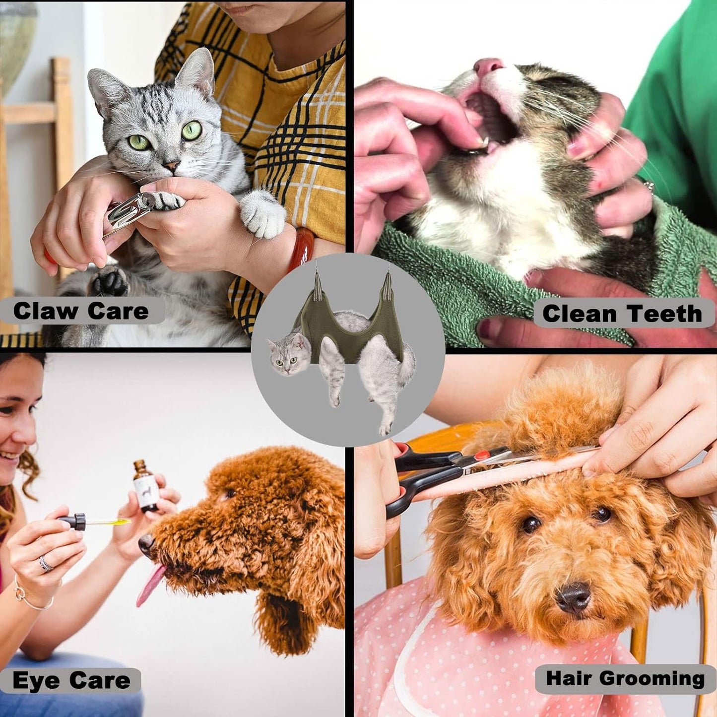 hamacs de toilettage d'animaux de compagnie