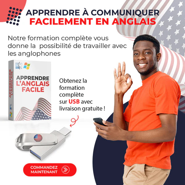 Formation vidéo en Maîtrise de l'anglais sur Clé USB Offerte📚