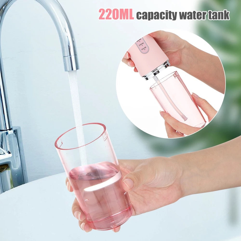 Irrigateur Dentaire Rechargeable + 4 Têtes d’embouts GRATUTS