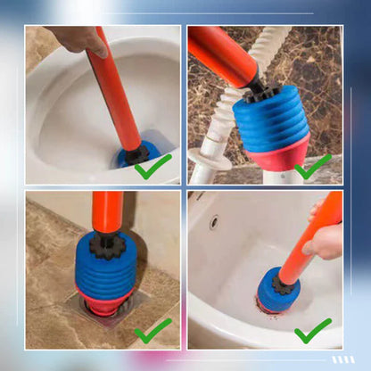 Piston de dragage d'égout de toilette