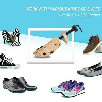 Civière de Chaussure en Bois réglable