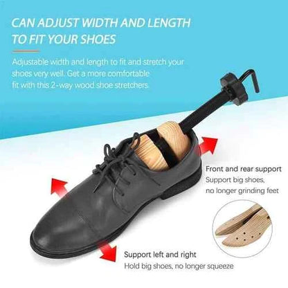 Civière de Chaussure en Bois réglable