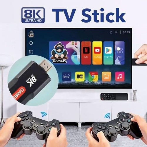 PlayMax® – Console Android 8K Plug & Play +10 000 Jeux