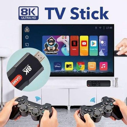 PlayMax® – Console Android 8K Plug & Play +10 000 Jeux