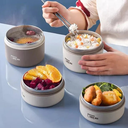 FreshBox®  Ensemble de 4 Boîtes à Lunch Isothermes avec Sac – Repas Frais & Organisation Parfaite