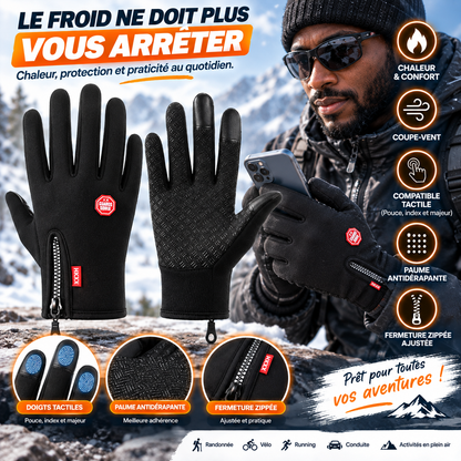 🧤 Gants Thermiques Tactiles & Coupe-Vent | GARDEZ VOS MAINS AU CHAUD, SANS PERDRE EN PRATICITÉ