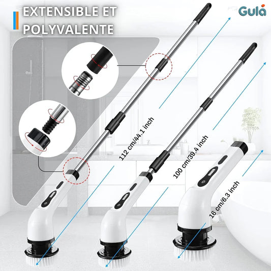 TurboScrub™ Brosse Électrique Rotative | Nettoyez Plus, Frottez Moins