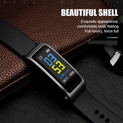 Bracelet intelligent 2 en 1 avec écouteurs Bluetooth