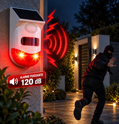 🚨 Alarme Solaire Intelligente WiFi | Surveillez vos espaces extérieurs plus simplement