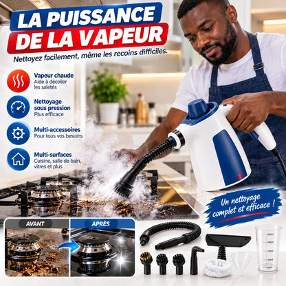 💨✨ Nettoyeur Vapeur Haute Pression Multifonction | Nettoyez facilement, même les recoins difficiles