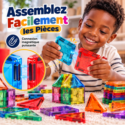 🧲 Jeu de Construction Magnétique pour Enfants | IL IMAGINE, IL ASSEMBLE, IL CRÉE !