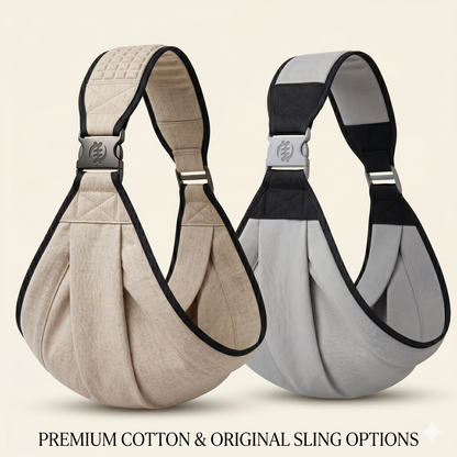 BabyCarry™ Porte-Bébé Multifonctionnel Gris – Confort & Sécurité au Quotidien
