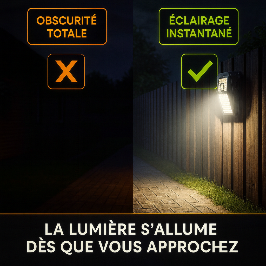 🔦 Lampe Solaire à Clip Anti-Coupure