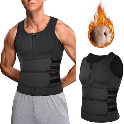 Gilet sudation ventre Plat Homme